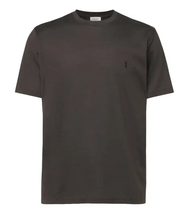 Saint Laurent Cassandre silk and cotton T-shirt