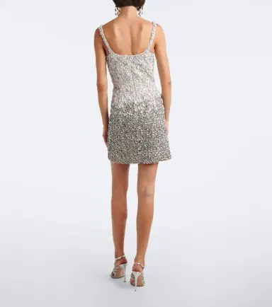 LA FUORI Là Fuori Floral sequined minidress | Thumbnail 3 LA FUORI Là Fuori Floral sequined minidress | Thumbnail 3
