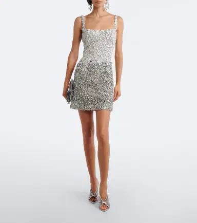 LA FUORI Là Fuori Floral sequined minidress | Thumbnail 4 LA FUORI Là Fuori Floral sequined minidress | Thumbnail 4