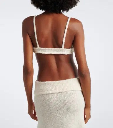 Aya Muse Kena knitted cotton bra top | Thumbnail 5