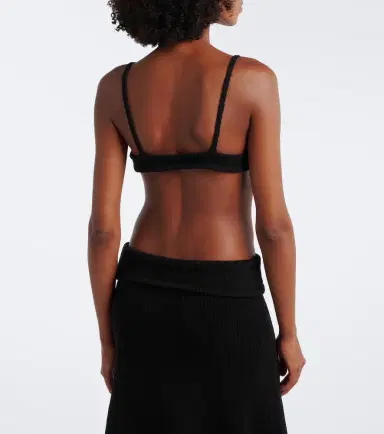 Aya Muse Kena knitted cotton bra top | Thumbnail 5