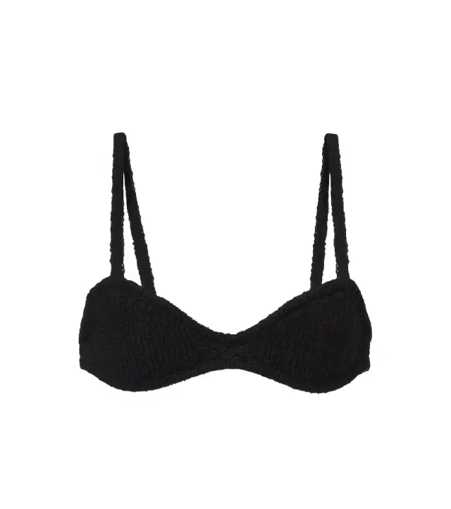 Aya Muse Kena knitted cotton bra top