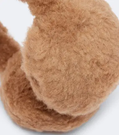 Max Mara Camel hair and silk ear muffs | Thumbnail 3