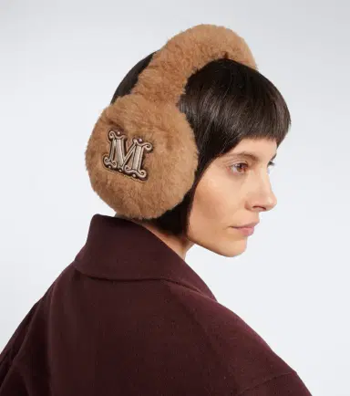 Max Mara Camel hair and silk ear muffs | Thumbnail 4