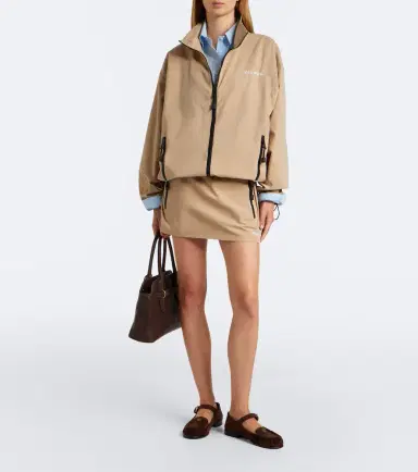 Miu Miu Cotton gabardine miniskirt | Thumbnail 4