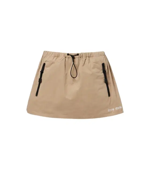 Miu Miu Cotton gabardine miniskirt