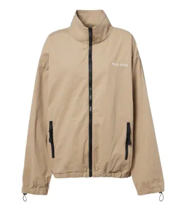 Miu Miu Cotton gabardine jacket | Thumbnail 1 Miu Miu Cotton gabardine jacket | Thumbnail 1