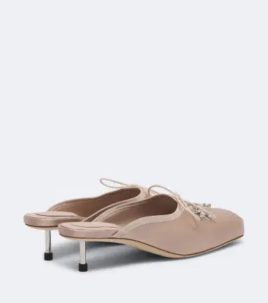 Simone Rocha Embellished satin mules | Thumbnail 2 Simone Rocha Embellished satin mules | Thumbnail 2