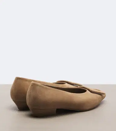 Roger Vivier Viv' in The City suede ballet flats | Thumbnail 2