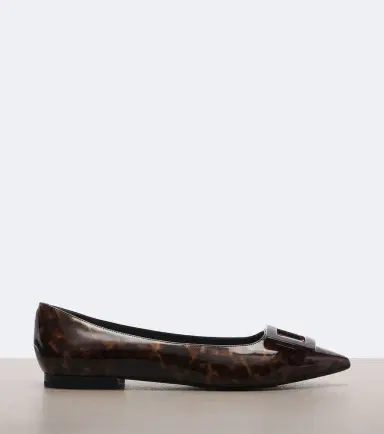 Roger Vivier Gommettine patent leather ballet flats | Thumbnail 3