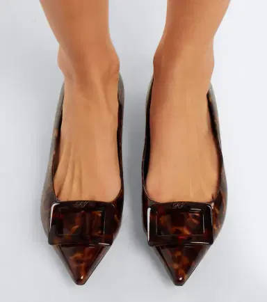 Roger Vivier Gommettine patent leather ballet flats | Thumbnail 5