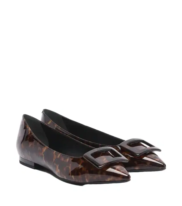 Roger Vivier Gommettine patent leather ballet flats