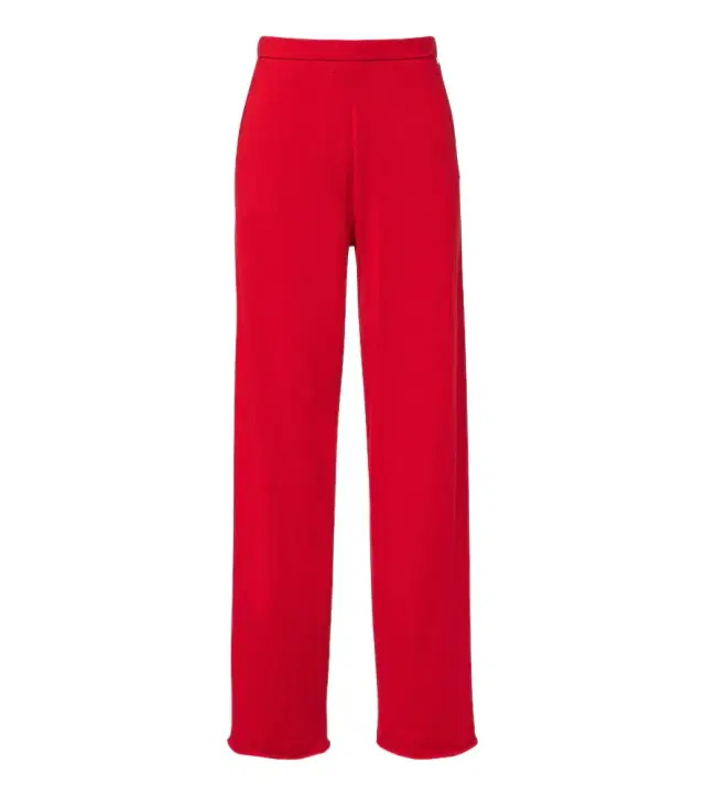 Extreme Cashmere N°353 Relax cotton and cashmere straight pants