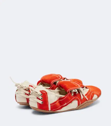 Acne Studios Bilaria leather and suede sneakers | Thumbnail 2