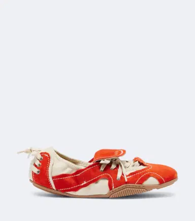 Acne Studios Bilaria leather and suede sneakers | Thumbnail 3