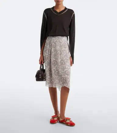 Acne Studios Bilaria leather and suede sneakers | Thumbnail 5