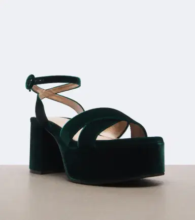 Gianvito Rossi Velvet platform sandals | Thumbnail 2 Gianvito Rossi Velvet platform sandals | Thumbnail 2