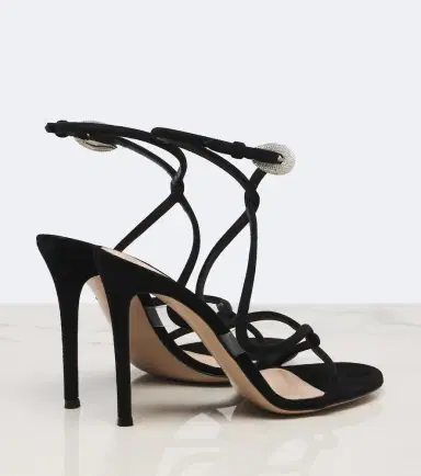 Gianvito Rossi Jungle Mamba embellished suede sandals | Thumbnail 3 Gianvito Rossi Jungle Mamba embellished suede sandals | Thumbnail 3