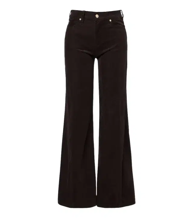 7 For All Mankind Lotta cotton-blend corduroy flared pants