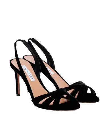 Aquazzura Tati velvet slingback sandals | Thumbnail 1 Aquazzura Tati velvet slingback sandals | Thumbnail 1