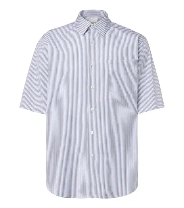Saint Laurent Cassandre striped cotton shirt