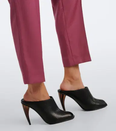 Alexander McQueen Wool gaberdine slim pants | Thumbnail 4 Alexander McQueen Wool gaberdine slim pants | Thumbnail 4
