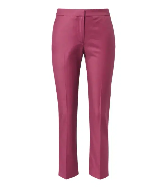 McQueen Wool gaberdine slim pants