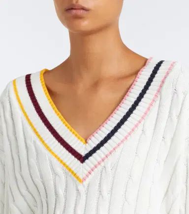 The Upside Josette cable-knit cotton sweater | Thumbnail 4