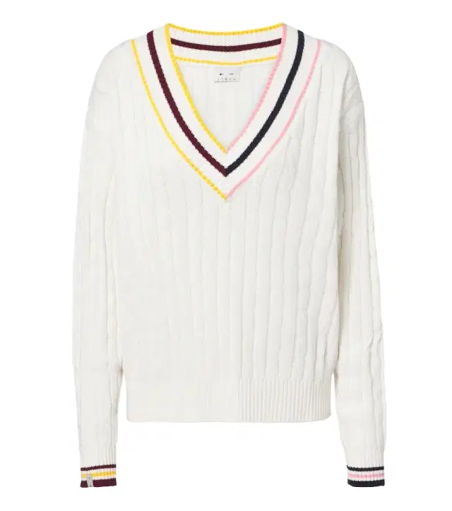 The Upside Josette cable-knit cotton sweater