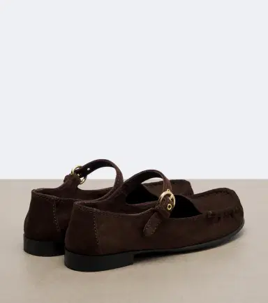 Miu Miu Suede Mary Jane flats | Thumbnail 4