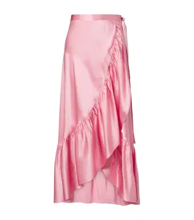 Eres Conversion silk satin midi skirt | Thumbnail 1