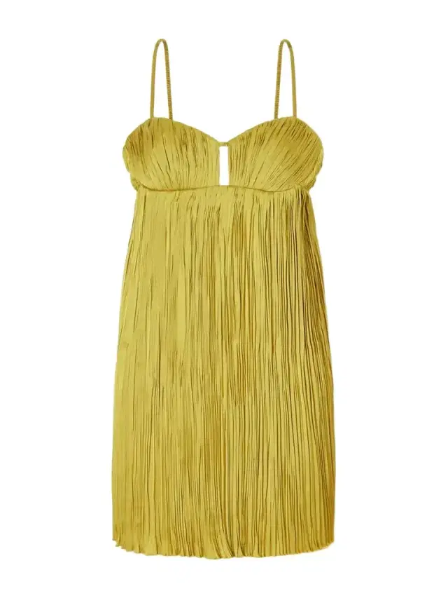 Aflalo Siren Plissé Mini Dress