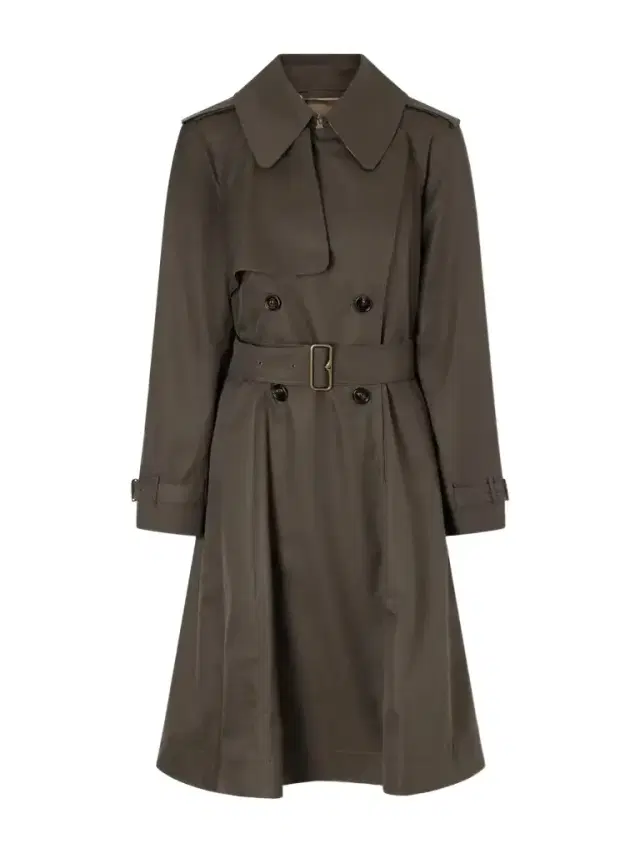 Burberry Pembury Belted Cotton-gabardine Trench Coat