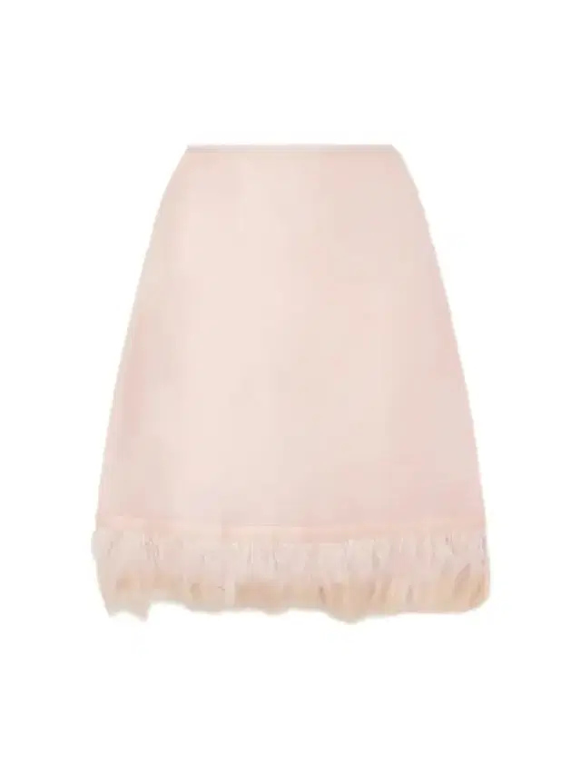 Staud Lark Frayed Silk Midi Skirt
