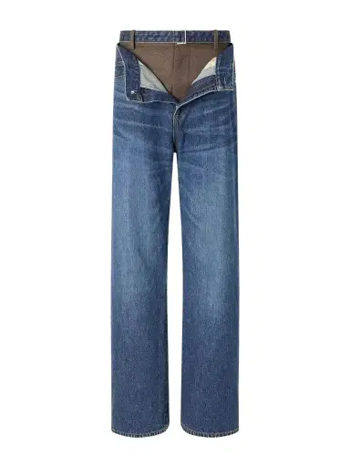 Sacai Wide-leg Denim And Wool-flannel Pants | Thumbnail 1