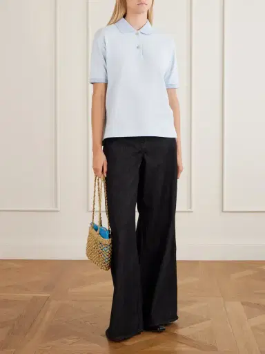 Jil Sander Logo-embroidered Cotton-piqué Polo Shirt | Thumbnail 2 Jil Sander Logo-embroidered Cotton-piqué Polo Shirt | Thumbnail 2