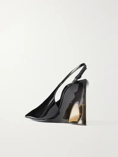 Alaïa 110 Patent-leather Wedge Pumps | Thumbnail 3