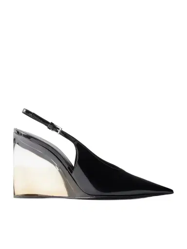 Alaïa 110 Patent-leather Wedge Pumps | Thumbnail 1