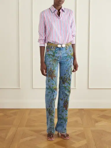 Etro Floral-print Straight-leg Jeans | Thumbnail 2 Etro Floral-print Straight-leg Jeans | Thumbnail 2