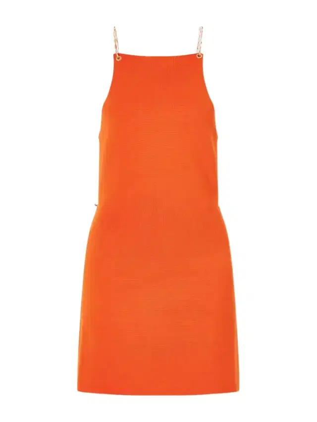 Cult Gaia Melba Open-back Embellished Knitted Mini Dress