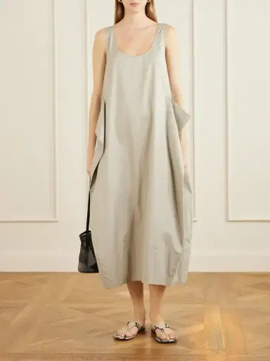 Tibi Cotton-poplin Midi Dress | Thumbnail 2