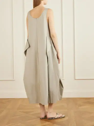 Tibi Cotton-poplin Midi Dress | Thumbnail 3