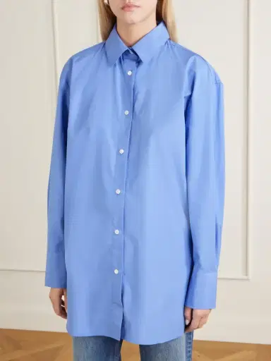 Anine Bing Plaza Cotton-poplin Shirt | Thumbnail 3 Anine Bing Plaza Cotton-poplin Shirt | Thumbnail 3