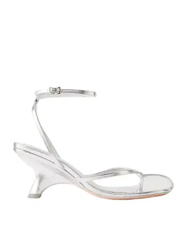 Simkhai Kelsey Metallic-leather Wedge Sandals | Thumbnail 1
