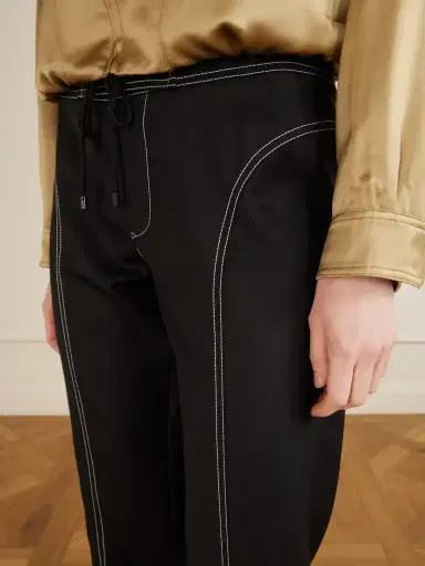 Aflalo Zuri Wool-twill Slim-fit Capri Pants | Thumbnail 5