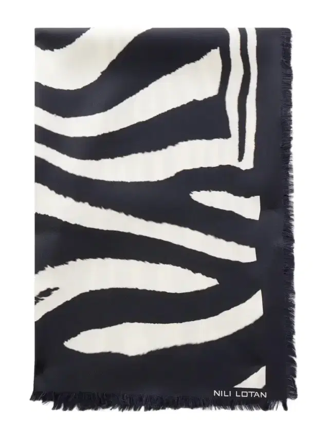 Nili Lotan Zebra-print Silk Scarf