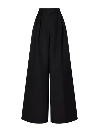 Anine Bing Lou Pleated Woven Wide-leg Pants | Thumbnail 1 Anine Bing Lou Pleated Woven Wide-leg Pants | Thumbnail 1