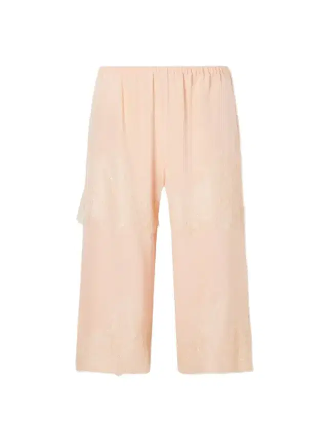Aflalo Auden Lace-trimmed Silk-satin Shorts