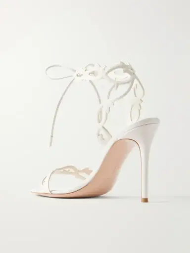 Gianvito Rossi Eden 95 Laser-cut Leather Sandals | Thumbnail 3