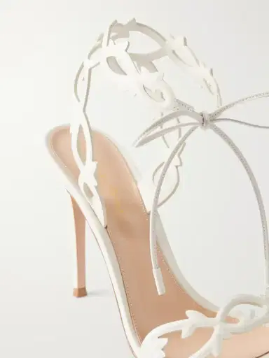 Gianvito Rossi Eden 95 Laser-cut Leather Sandals | Thumbnail 5